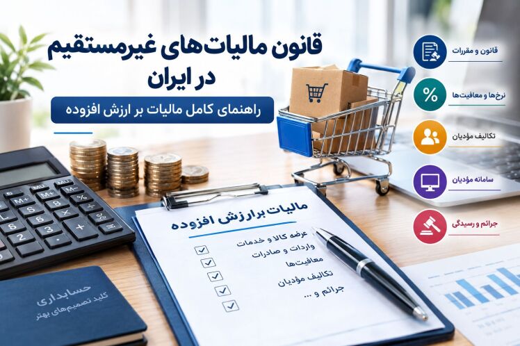 قانون مالیات‌های غیرمستقیم در ایران؛ راهنمای کامل مالیات بر ارزش افزوده
