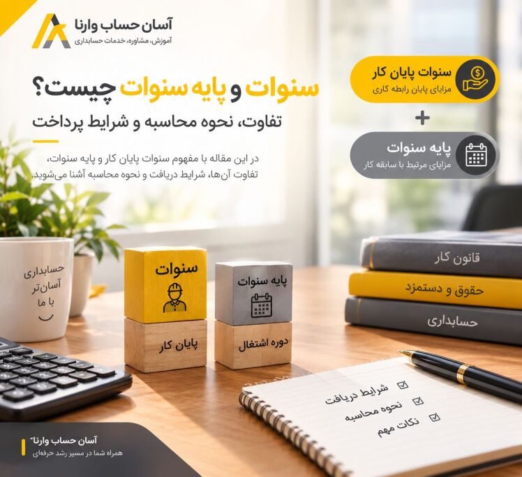 سنوات و پایه سنوات چیست؟ تفاوت، نحوه محاسبه و شرایط پرداخت